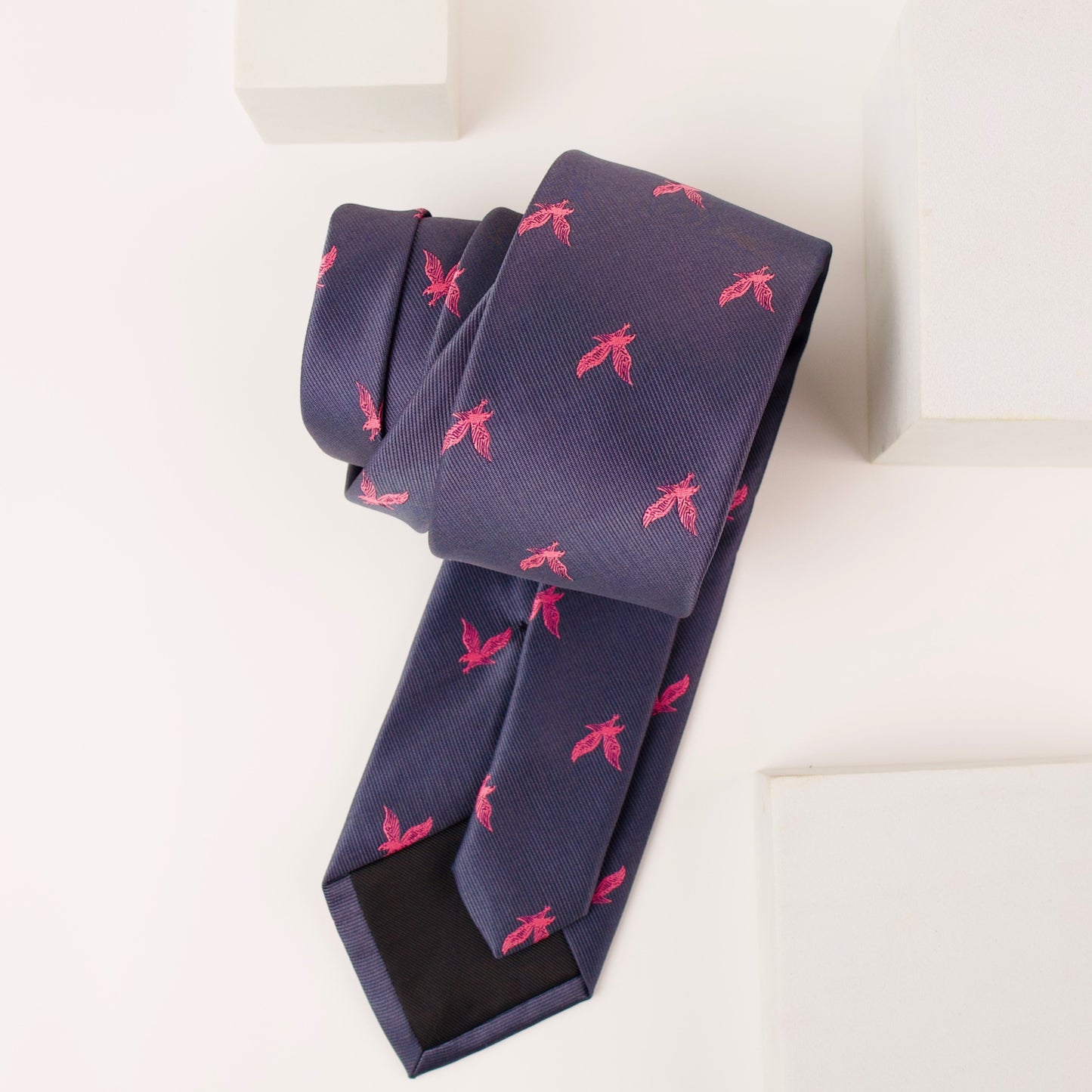 Blush Birdsong Necktie