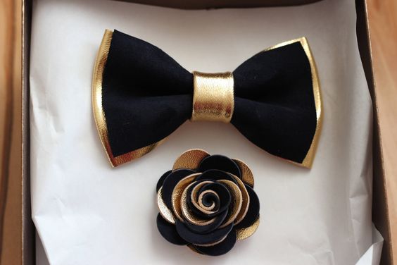Lux Noir BowTie & Pin