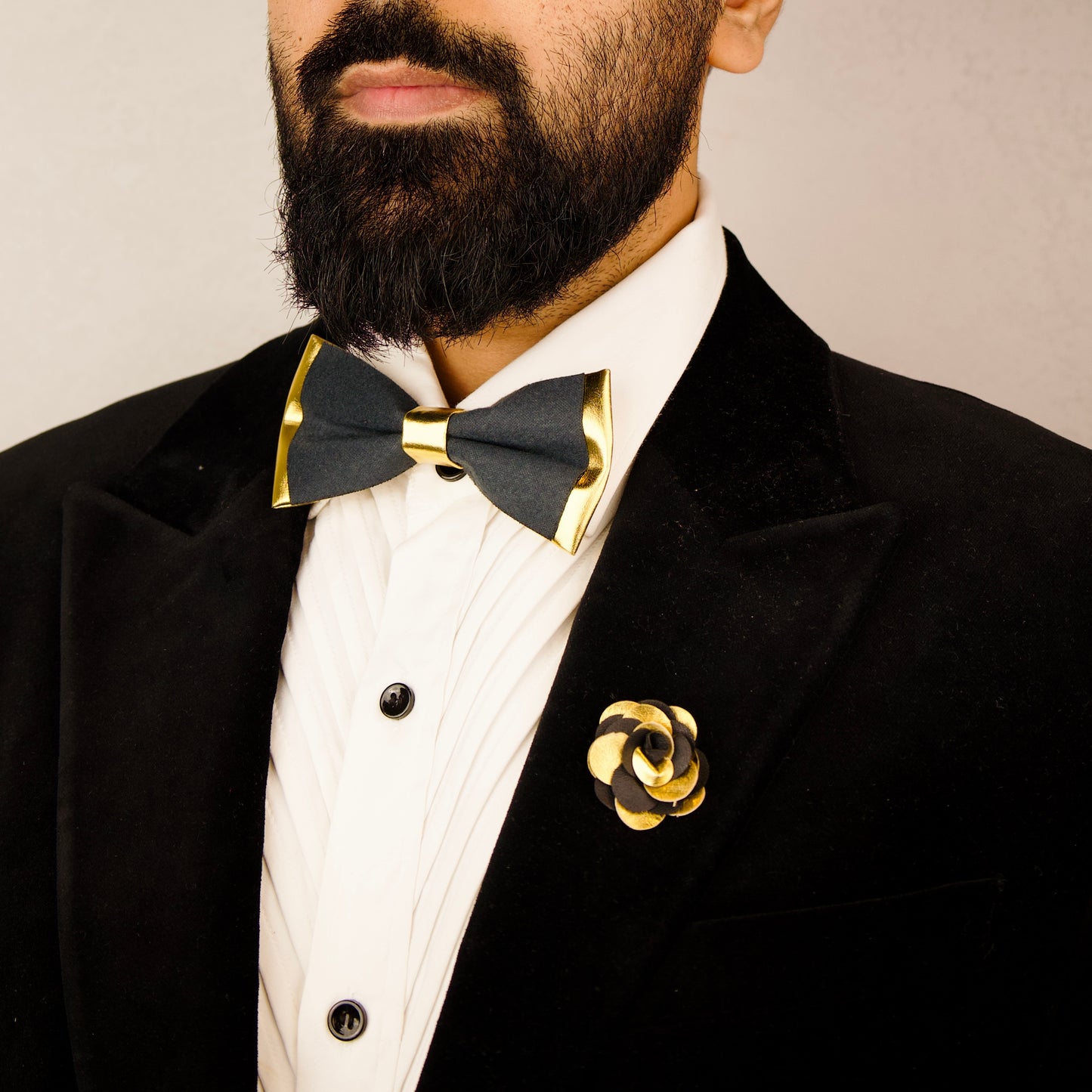 Lux Noir BowTie & Pin