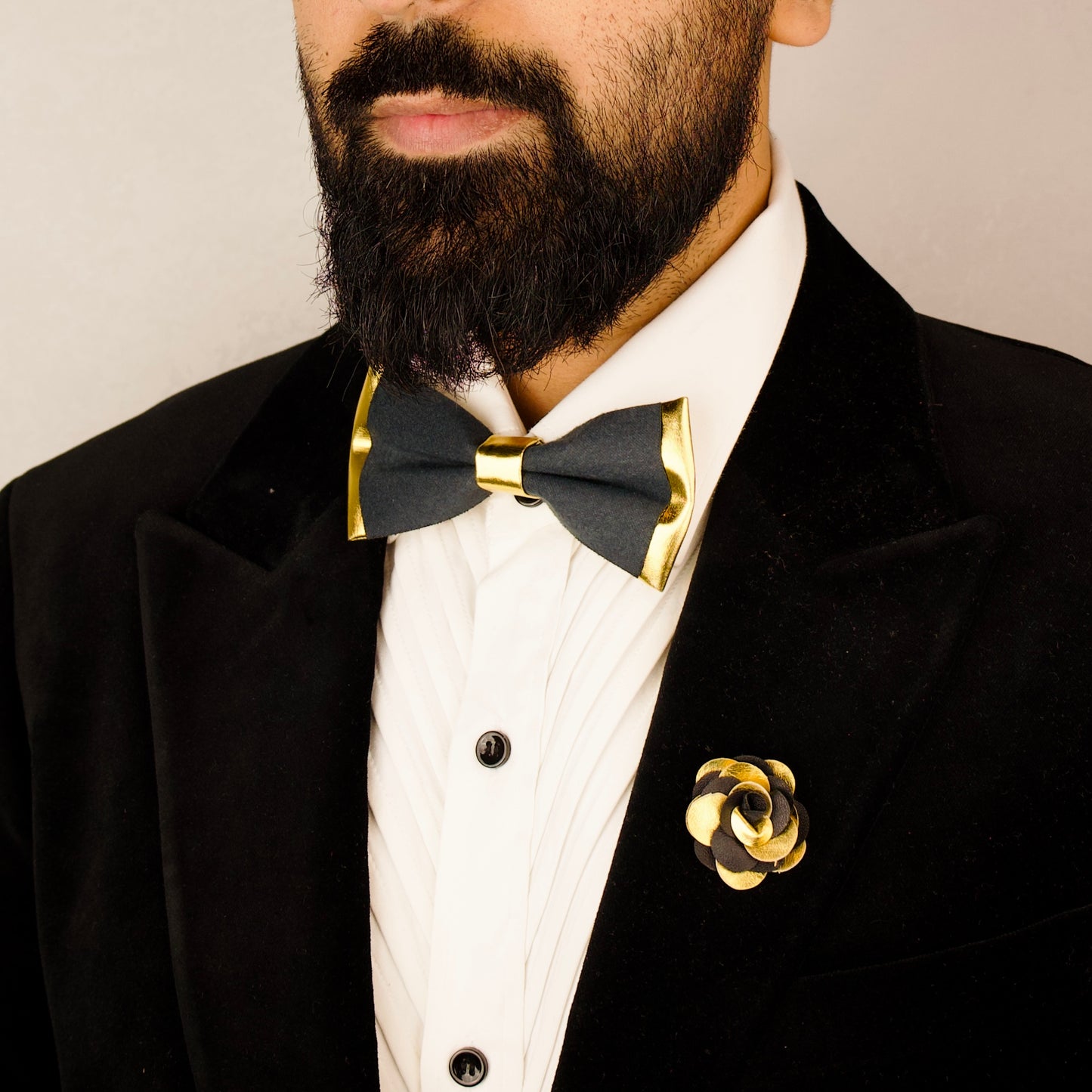 Lux Noir BowTie & Pin