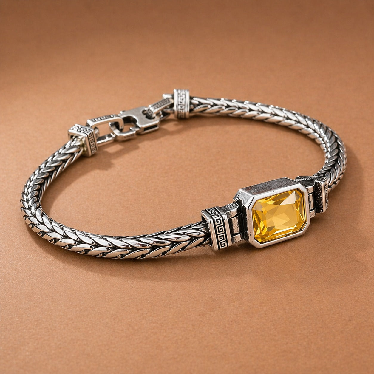 Pukraj Yellow Sapphire Bracelet