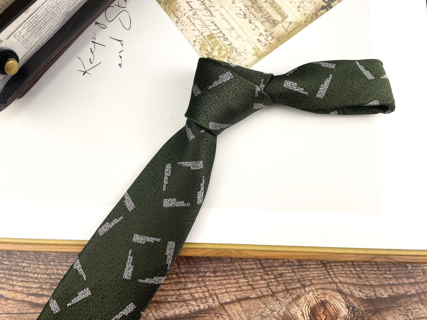 Emerald Enigma Necktie