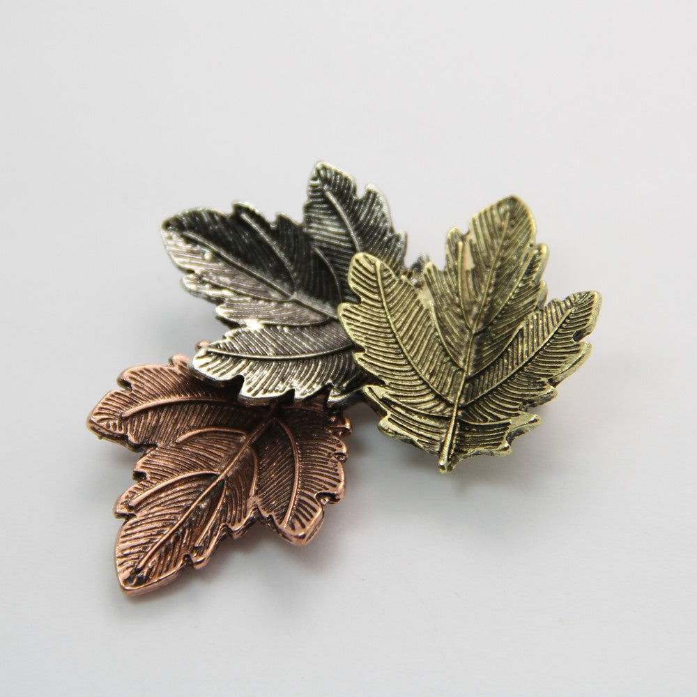 Trio Leaflet Brooch
