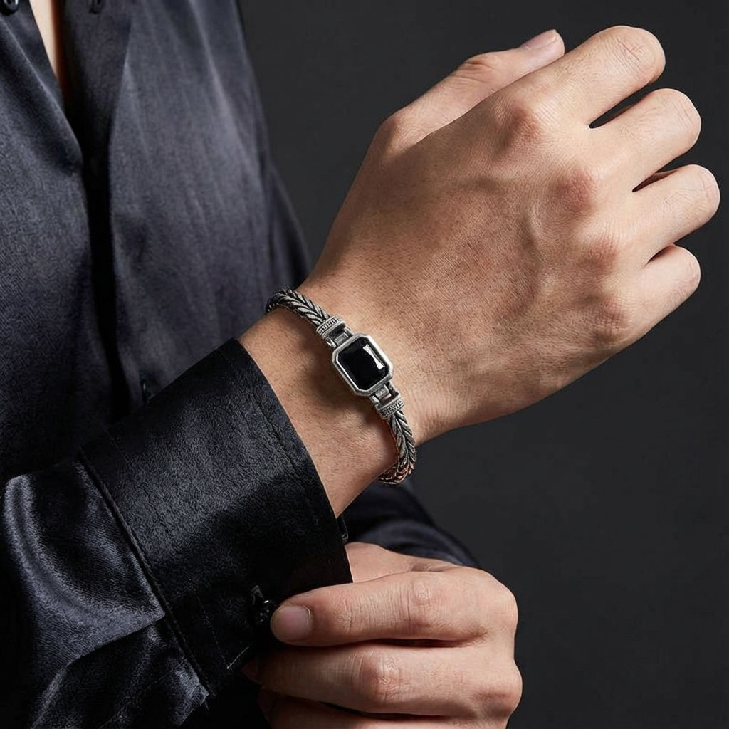MR DAPPERS™ Signature Stone Bracelet