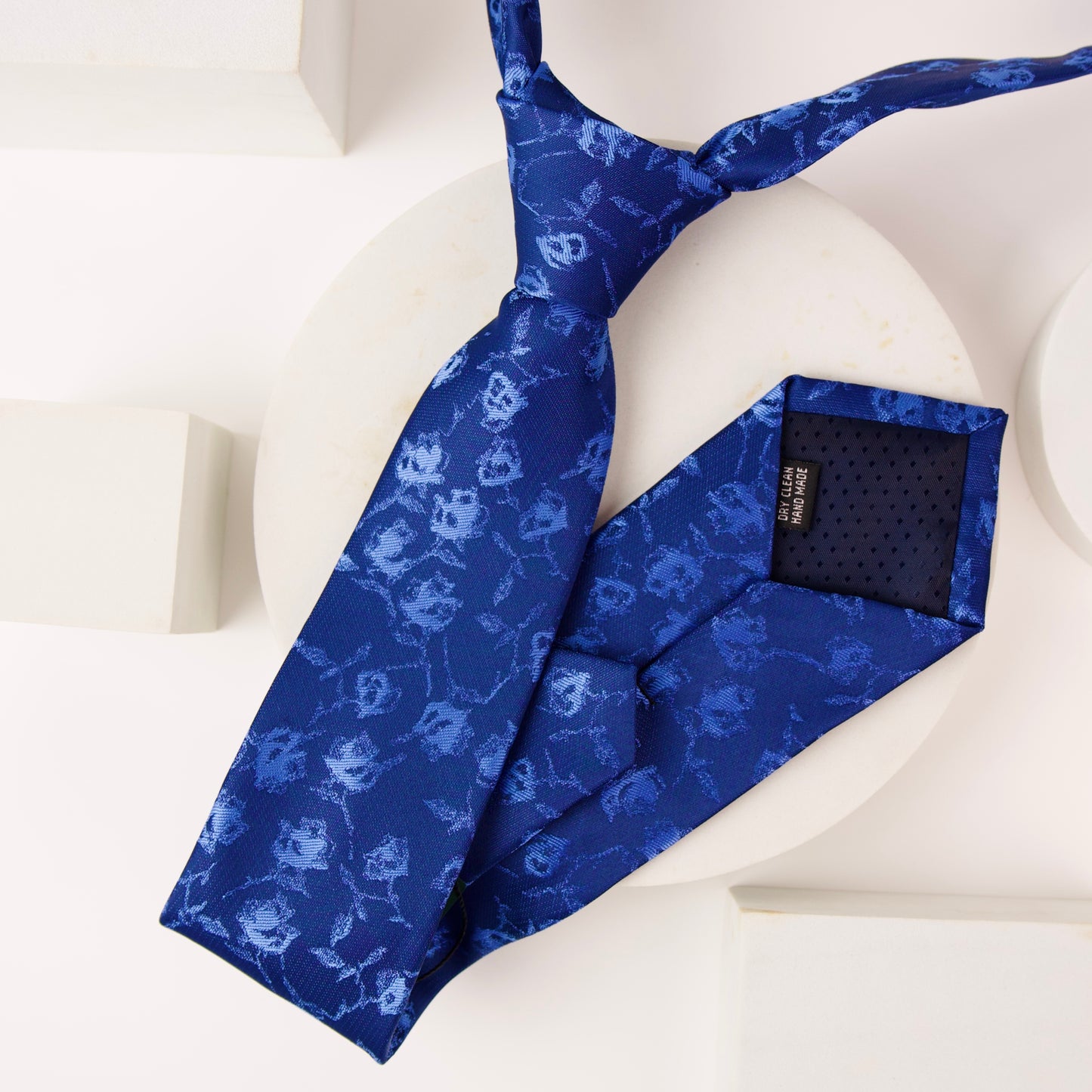Blue Mosaic Tie
