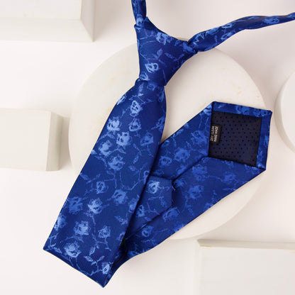 Blue Mosaic Tie