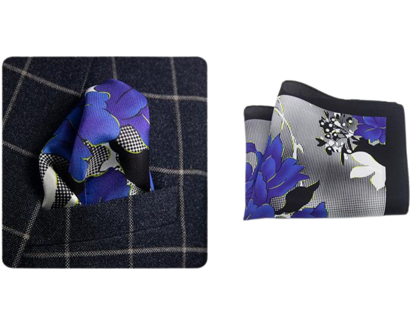 Men's silk pocket square