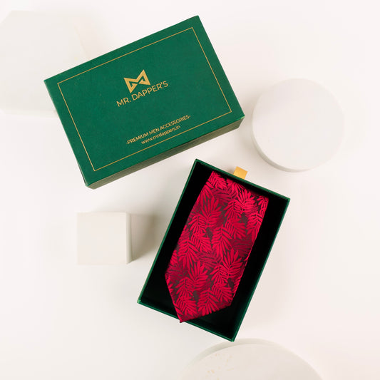 Hot Pink Blossom Delight Necktie