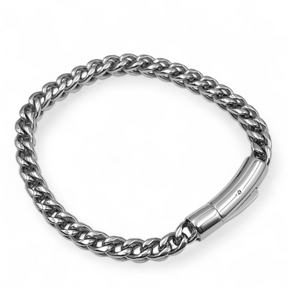 Mr. Dapper’s Lustré Link Bracelet (Stainless Steel)