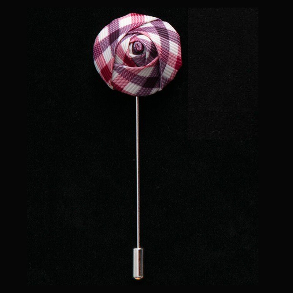 "Romantic rose-themed brooch for men, Rosey style"


