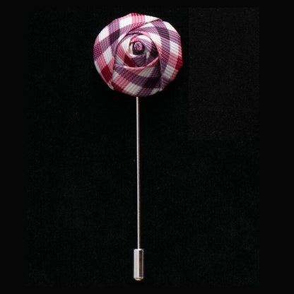 "Romantic rose-themed brooch for men, Rosey style"

