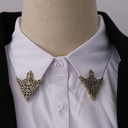 "Men’s Gatsby-style collar rim in 18k gold, vintage elegance"