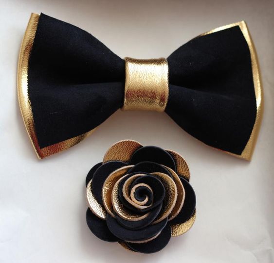 Lux Noir BowTie & Pin