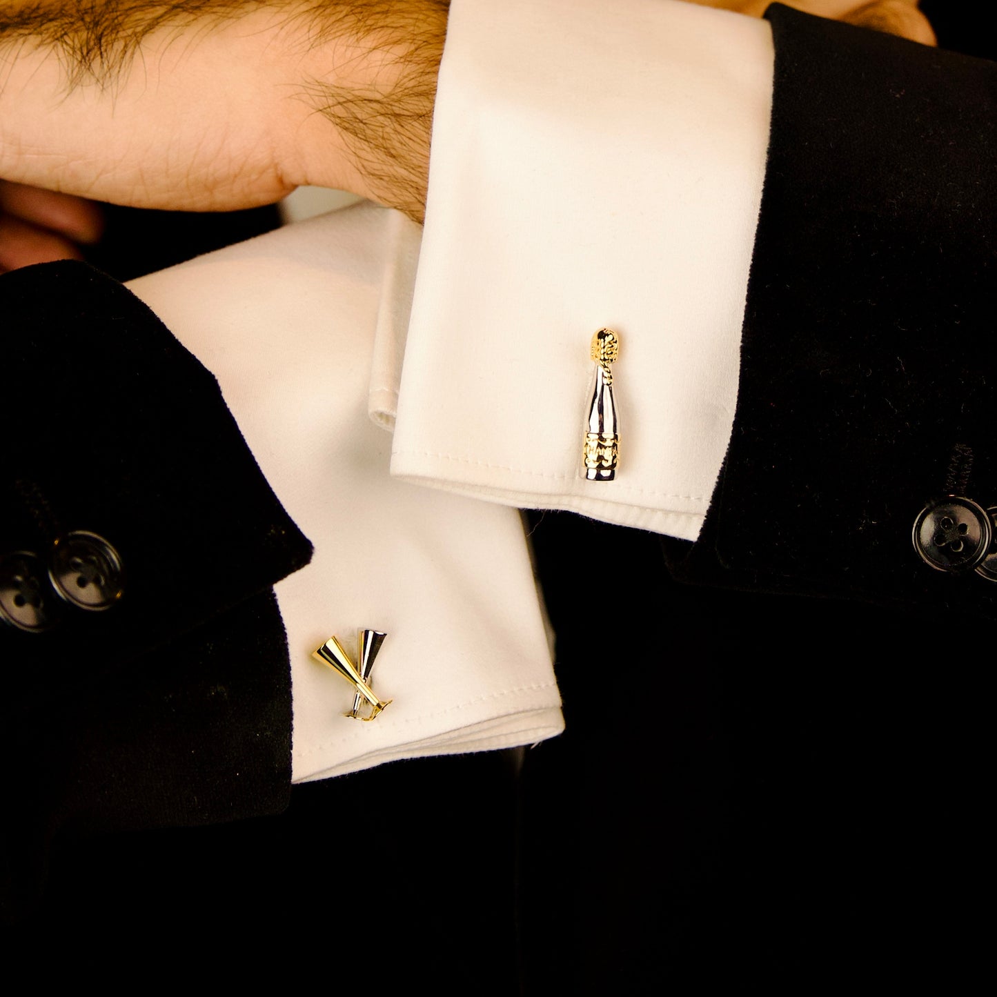 Champagne Toast Cufflinks