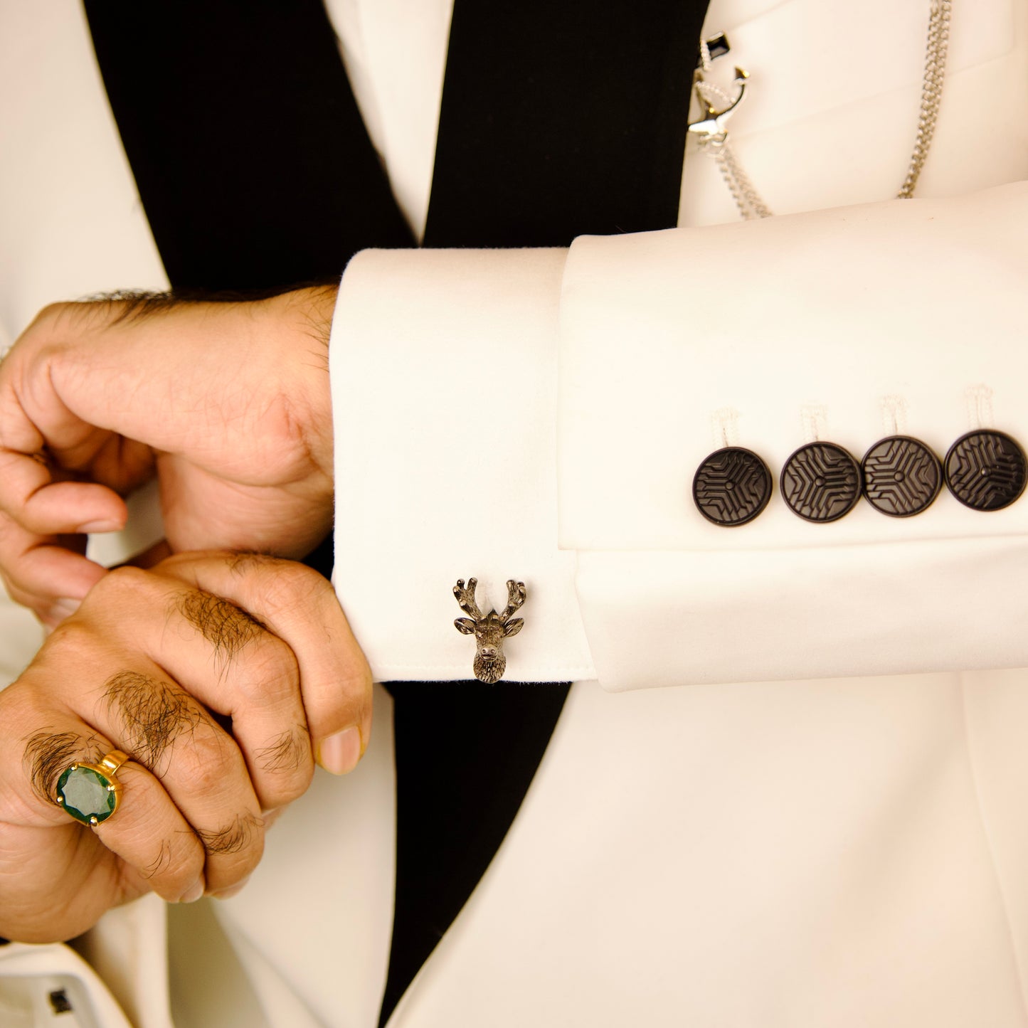The Deer Heads Cufflinks