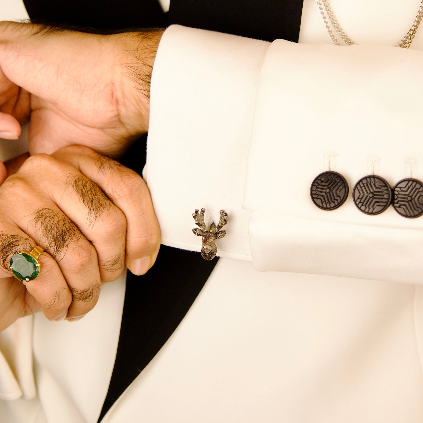 The Deer Heads Cufflinks