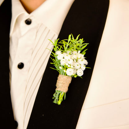 Whisper Of White Brooch