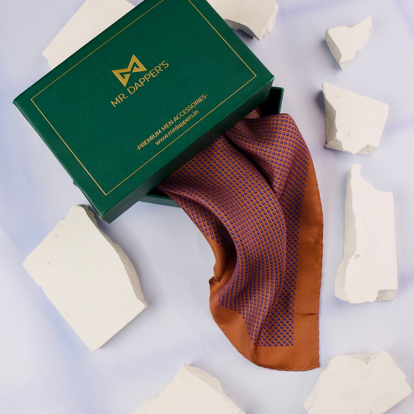 Golden House Silk Pocket Square