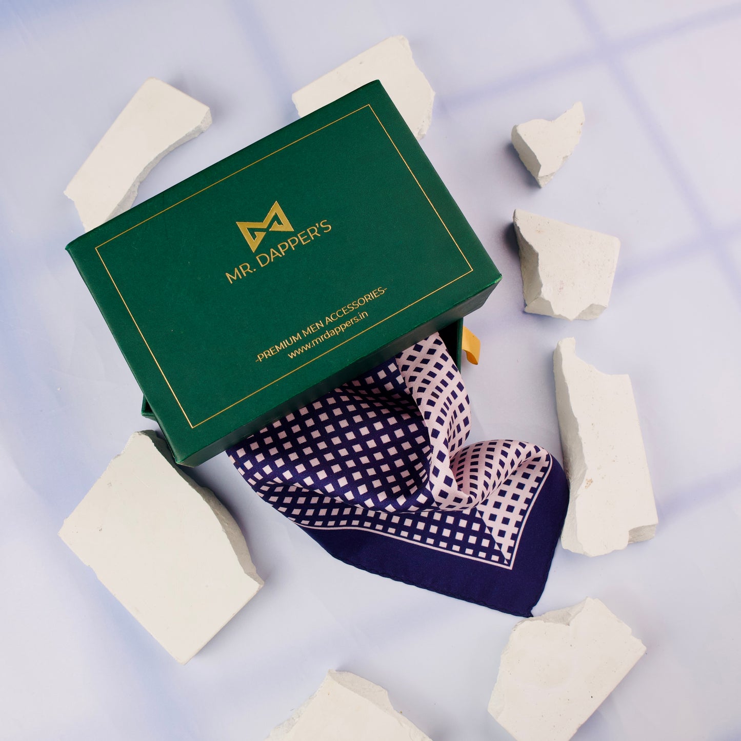 Lilium Silk Pocket Square