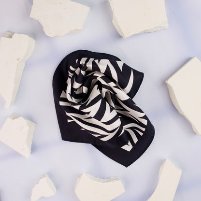 Zebra Trio Silk Pocket Square