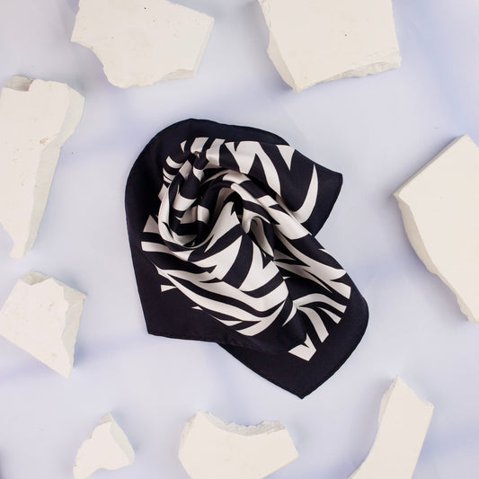 Zebra Trio Silk Pocket Square