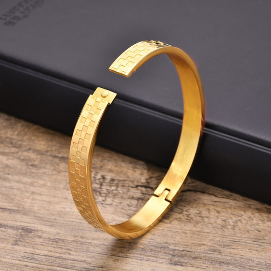 "Gold Bracelet, Men Accessories, Men products, Luxury, Gold"